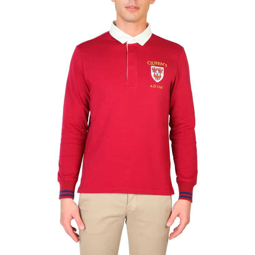 Picture of Oxford University-QUEENS-POLO-ML Red